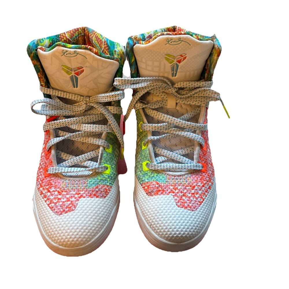Nike Kobe IX Elite High Shoes GS “What The” Basketball Sneakers Sz 6.5Y With BOX